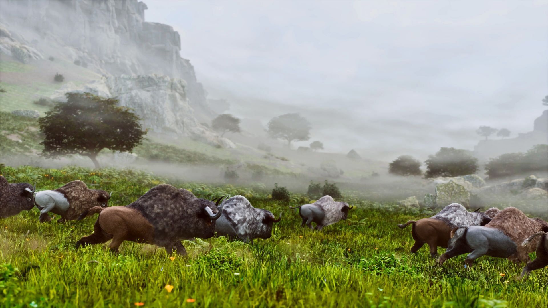 Bisons in the wild (Image via Studio Wildcard)